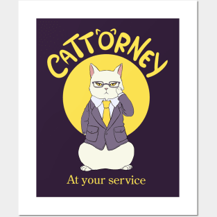 Cat Attorney - Ver. 1 Posters and Art